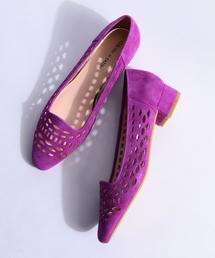 ODETTE E ODILE | OFC スクエアパンチング パンプス30↓↑(パンプス)