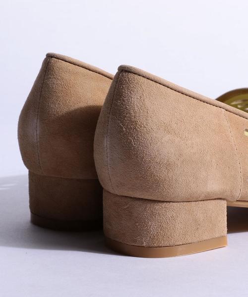 ODETTE E ODILE（オデットエオディール）の「OFC スクエアパンチング パンプス30↓↑（パンプス・レディース・ベージュ/パープル/ネイビー/イエロー/ホワイト・22.5cm/22cm/23.5cm/23cm/24.5cm/24cm/25cm/21.5cm）」の14枚目の写真