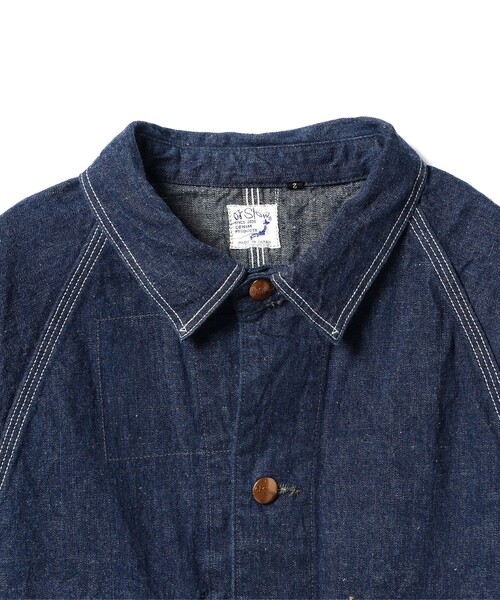 BEAMS（ビームス）の「orslow / 1950 COVER ALL（カバーオール・メンズ・インディゴブルー・M(2)/L(3)/S(1)）」の3枚目の写真