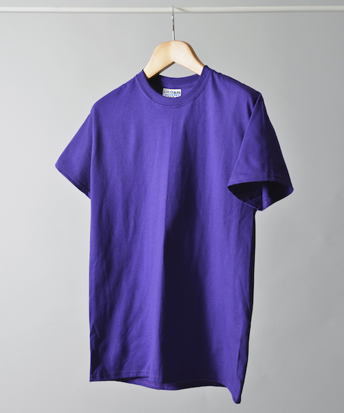 GILDAN（ギルダン）の「＃GILDAN/ｷﾞﾙﾀﾞﾝ　6ＯＺウルトラコットンＴシャツ（Tシャツ/カットソー・メンズ・ホワイト/ライトグレー/ブラック/パープル/ネイビー/レッド/オリーブ/ピンク/ライム/イエロー/オレンジ/ブルー/ライトグリーン/ライトインディゴブルー/ナチュラル/ワインレッド/チャコールグレー・MEDIUM/LARGE）」の13枚目の写真