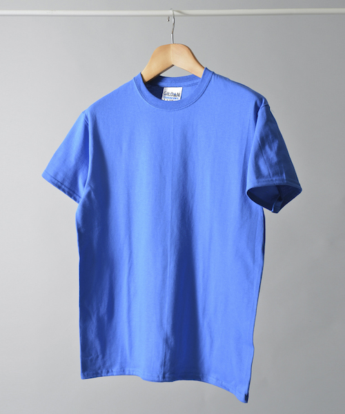 GILDAN（ギルダン）の「＃GILDAN/ｷﾞﾙﾀﾞﾝ　6ＯＺウルトラコットンＴシャツ（Tシャツ/カットソー・メンズ・ホワイト/ライトグレー/ブラック/パープル/ネイビー/レッド/オリーブ/ピンク/ライム/イエロー/オレンジ/ブルー/ライトグリーン/ライトインディゴブルー/ナチュラル/ワインレッド/チャコールグレー・MEDIUM/LARGE）」の11枚目の写真