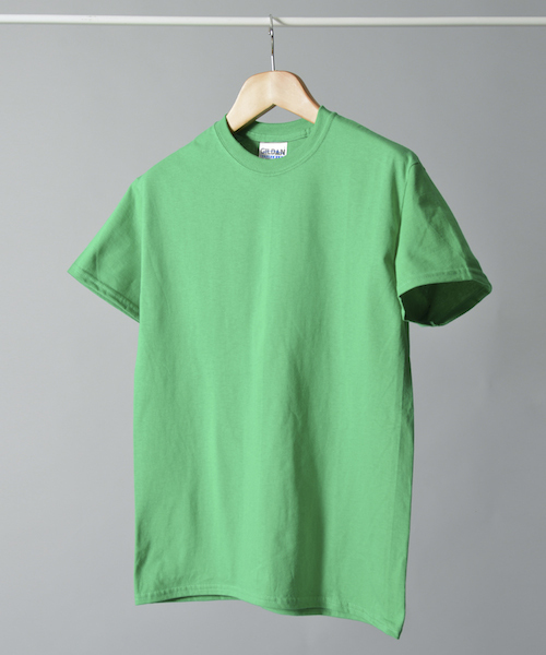 GILDAN（ギルダン）の「＃GILDAN/ｷﾞﾙﾀﾞﾝ　6ＯＺウルトラコットンＴシャツ（Tシャツ/カットソー・メンズ・ホワイト/ライトグレー/ブラック/パープル/ネイビー/レッド/オリーブ/ピンク/ライム/イエロー/オレンジ/ブルー/ライトグリーン/ライトインディゴブルー/ナチュラル/ワインレッド/チャコールグレー・MEDIUM/LARGE）」の9枚目の写真