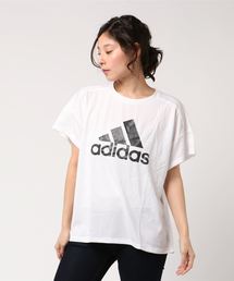 adidas | アディダス 半袖機能Tシャツ W ビッグロゴ S/S TEE CX4214(Tシャツ/カットソー)