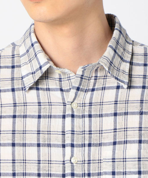 SHIPS(シップス)の「SU: トップチェック 7スリーブシャツ(シャツ/ブラウス・メンズ・ネイビー/グレー/イエロー・SMALL/MEDIUM/LARGE/X-LARGE)」の17枚目の写真