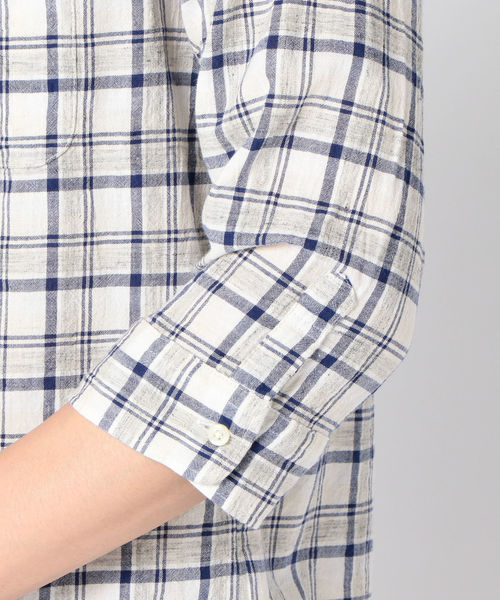 SHIPS(シップス)の「SU: トップチェック 7スリーブシャツ(シャツ/ブラウス・メンズ・ネイビー/グレー/イエロー・SMALL/MEDIUM/LARGE/X-LARGE)」の18枚目の写真