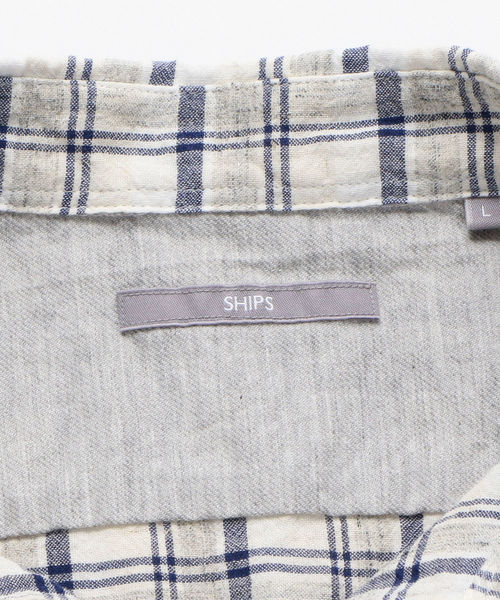 SHIPS(シップス)の「SU: トップチェック 7スリーブシャツ(シャツ/ブラウス・メンズ・ネイビー/グレー/イエロー・SMALL/MEDIUM/LARGE/X-LARGE)」の21枚目の写真