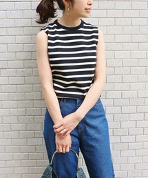 ボーダークルーネックTシャツ◆