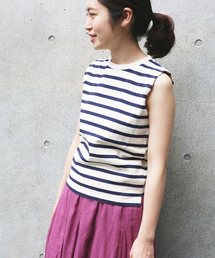 ボーダークルーネックTシャツ◆