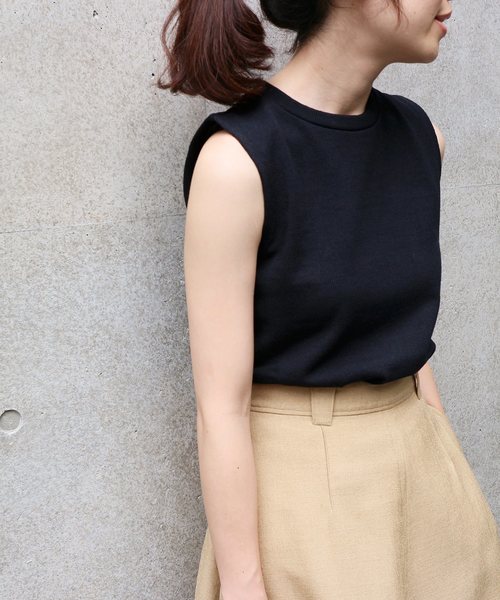 IENA（イエナ）の「ボーダークルーネックTシャツ◆（Tシャツ/カットソー・レディース・ブラック/ネイビー/レッド/ブラック系その他/ブルー系その他・FREE）」の2枚目の写真