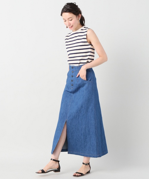 IENA（イエナ）の「ボーダークルーネックTシャツ◆（Tシャツ/カットソー・レディース・ブラック/ネイビー/レッド/ブラック系その他/ブルー系その他・FREE）」の20枚目の写真