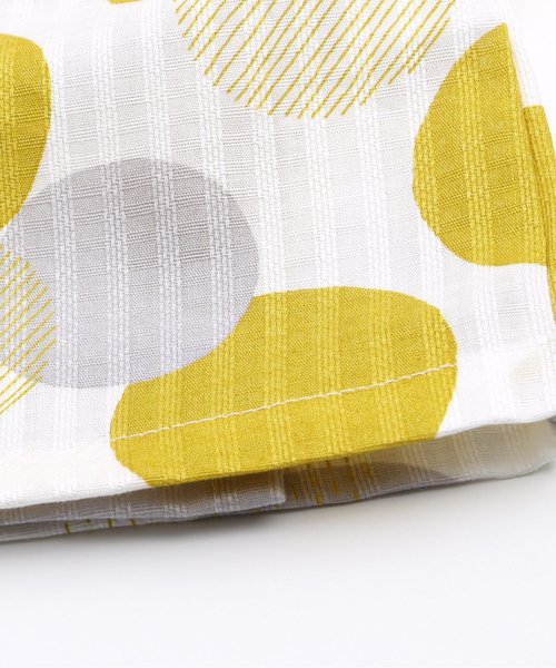 apres les cours（アプレレクール）の「ランダムドット柄甚平セット（浴衣・キッズ・ネイビー/マスタード・90/100/110/120/80/130）」の16枚目の写真