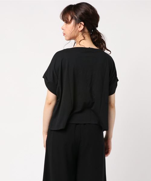 SHIPS(シップス)の「CAL.Berries:WEEKENDER TEE(Tシャツ/カットソー・レディース・ブラック/ライトホワイト・ONE SIZE)」の4枚目の写真