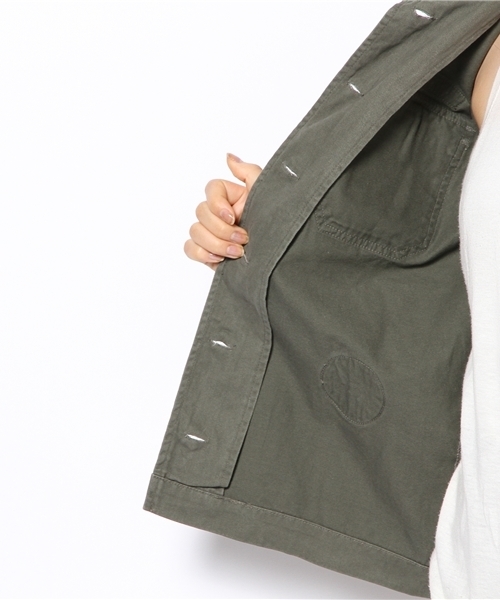 WEGO（ウィゴー）の「WEGO/ワッペンミリタリージャケット（ミリタリージャケット・レディース・カーキ/ネイビー/その他1・FREE）」の14枚目の写真