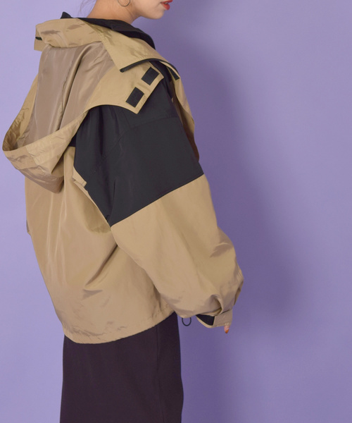 w closet（ダブルクローゼット）の「インナーフリース付きマウンテンパーカー_（マウンテンパーカー・レディース・ブラック/ブルー/ベージュ系その他・FREE）」の11枚目の写真