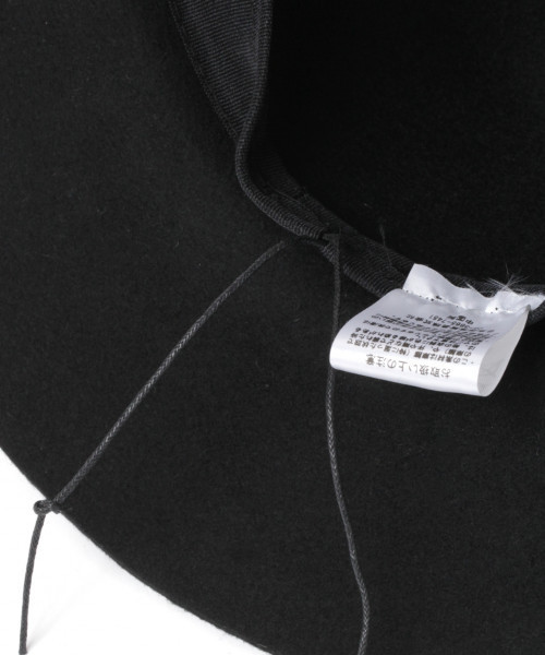 LAKOLE（ラコレ）の「丸天フェルトハット / LAKOLE（ハット・レディース・ブラック/ベージュ・FREE）」の6枚目の写真