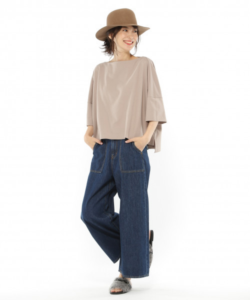 LAKOLE（ラコレ）の「丸天フェルトハット / LAKOLE（ハット・レディース・ブラック/ベージュ・FREE）」の8枚目の写真