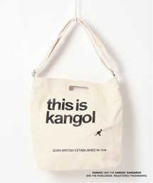 【 KANGOL / カンゴール 】 キャンバス ショルダー トート バッグ