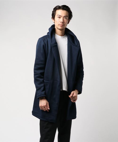 セール 杢フリースフード付きコーディガンガウンコートロングカーディガン その他アウター Styleblock スタイルブロック のファッション通販 Zozotown