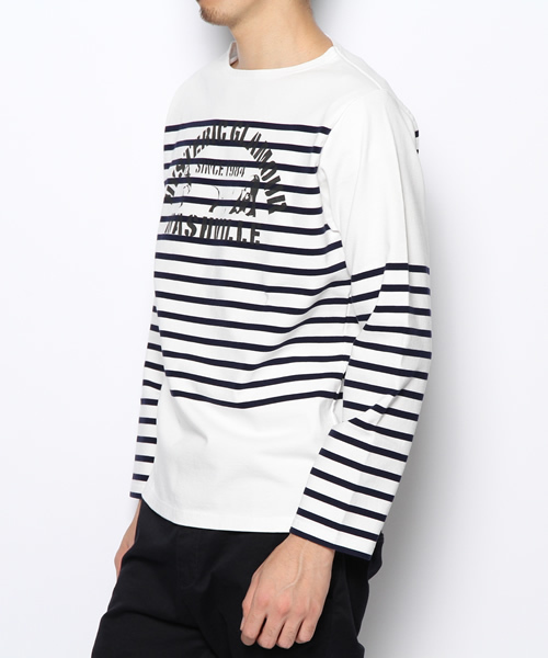 HYSTERIC GLAMOUR（ヒステリックグラマー）の「STENCIL WOMAN pt T-SH（Tシャツ/カットソー・メンズ・ホワイト系その他/ネイビー/ブルー系その他・SMALL/MEDIUM/LARGE）」の8枚目の写真