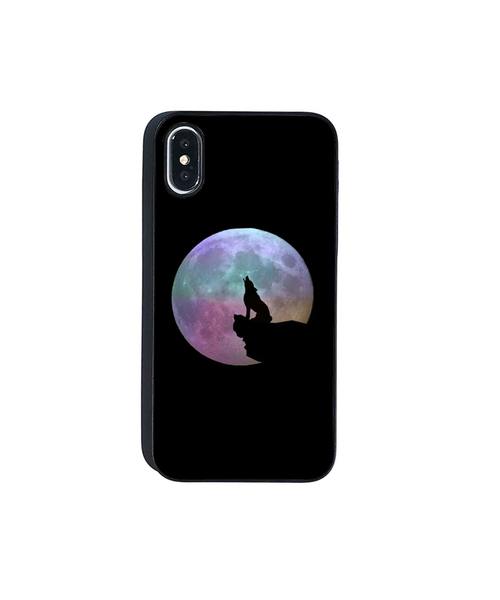 Gadget Park ガジェットパーク の Iphone X Xs Twinkle Case シルエットムーン オオカミ スマホケース カバー Wear