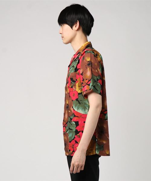 STUSSY,Watercolor Flower Shirt - WEAR