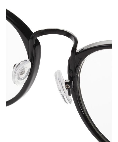 Ungrid（アングリッド）の「メタルブリッジ伊達メガネ（メガネ・レディース・ブラック/その他1・FREE）」の7枚目の写真