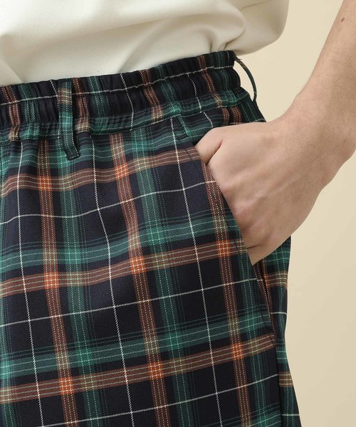 JUNRED（ジュンレッド）の「マルチチェックイージーパンツ（その他パンツ・メンズ・ベージュ/ネイビー・S/M/L）」の6枚目の写真