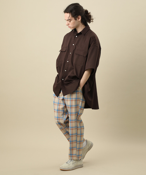 JUNRED（ジュンレッド）の「マルチチェックイージーパンツ（その他パンツ・メンズ・ベージュ/ネイビー・S/M/L）」の10枚目の写真