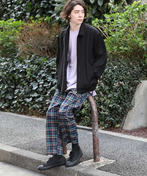 JUNRED（ジュンレッド）の「マルチチェックイージーパンツ（その他パンツ・メンズ・ベージュ/ネイビー・S/M/L）」の14枚目の写真