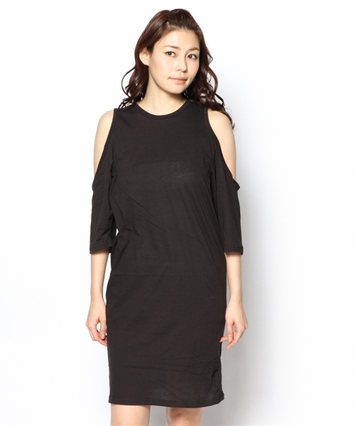 Ray BEAMS（レイビームス）の「○●CHEAP MONDAY / VisibleSL ドレス（ワンピース・レディース・ブラック/レッド・ONE SIZE）」の2枚目の写真