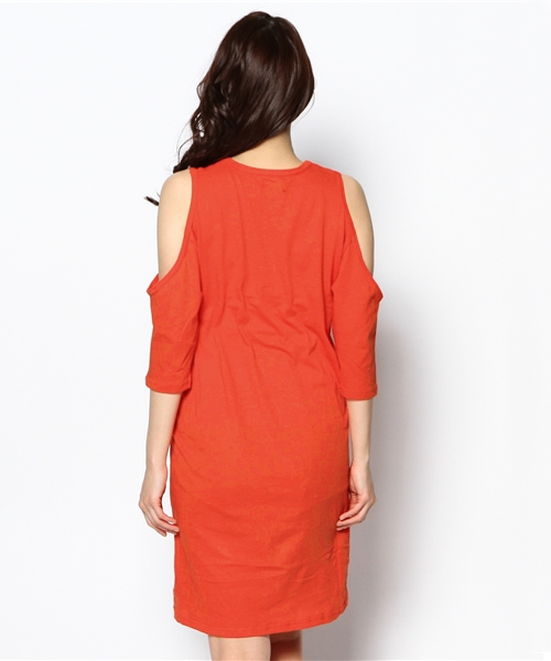 Ray BEAMS（レイビームス）の「○●CHEAP MONDAY / VisibleSL ドレス（ワンピース・レディース・ブラック/レッド・ONE SIZE）」の5枚目の写真