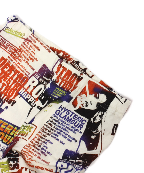 JOEY HYSTERIC（ジョーイヒステリック）の「PUNK PRESS総柄 レギンス（レギンス/スパッツ・キッズ・マルチ・X-SMALL/SMALL/MEDIUM）」の6枚目の写真