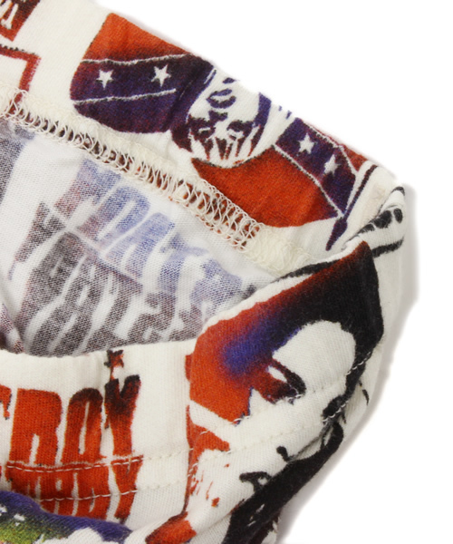 JOEY HYSTERIC（ジョーイヒステリック）の「PUNK PRESS総柄 レギンス（レギンス/スパッツ・キッズ・マルチ・X-SMALL/SMALL/MEDIUM）」の4枚目の写真