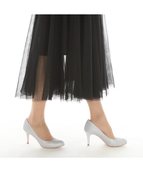 SEVEN TWELVE THIRTY(セヴントゥエルヴサーティー)の「LovelyWalk パンプス(パンプス・レディース・ブラック/シルバー/ゴールド・22cm/22.5cm/23cm/23.5cm/24cm/24.5cm)」の8枚目の写真