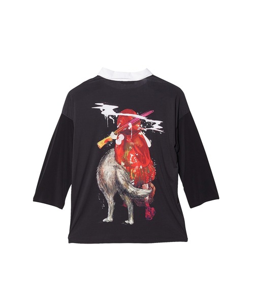ankoROCK(アンコロック)の「前後喫煙赤ずきんシャツ襟カットソー -メガビッグ-(Tシャツ/カットソー・メンズ・A・ONE SIZE)」の7枚目の写真