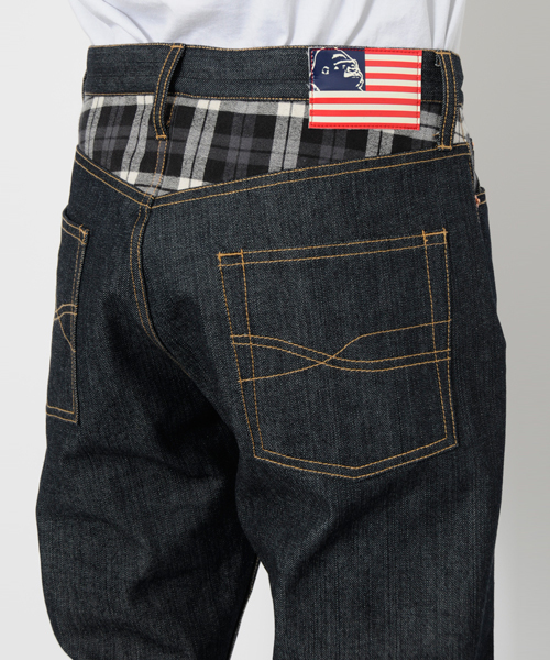 XLARGE（エクストララージ）の「THE STARS AND STRIPES DENIM PANT（デニムパンツ・メンズ・ブラック/グリーン/カモフラージュ・32inch/36inch/30inch/34inch）」の18枚目の写真