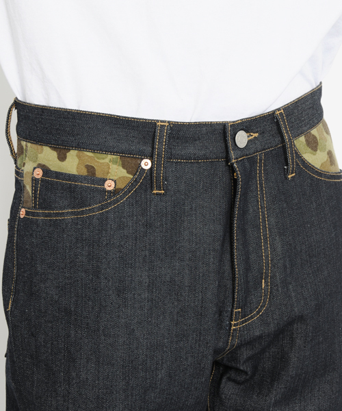 XLARGE（エクストララージ）の「THE STARS AND STRIPES DENIM PANT（デニムパンツ・メンズ・ブラック/グリーン/カモフラージュ・32inch/36inch/30inch/34inch）」の9枚目の写真