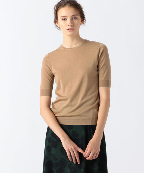 TOMORROWLAND (トゥモローランド)の「スーパーファインウール クルーネックプルオーバー(ニット/セーター・レディース・ホワイト/チャコールグレー/ベージュ/ネイビー/カーキ/サックスブルー/ピンク/バーガンディー・S/M/L)」の19枚目の写真