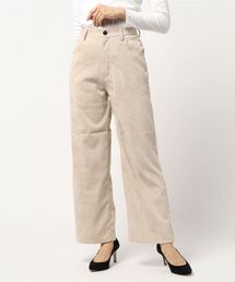 コーデュロイストレートワイドパンツ【セットアップOK】