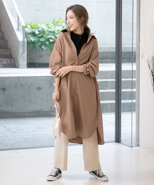 KOBE LETTUCE(コウベレタス)の「コーデュロイストレートワイドパンツ【セットアップOK】(その他パンツ・レディース・ホワイト系その他/ブラウン系その他/ピンク系その他/チャコールグレー・S/M)」の13枚目の写真