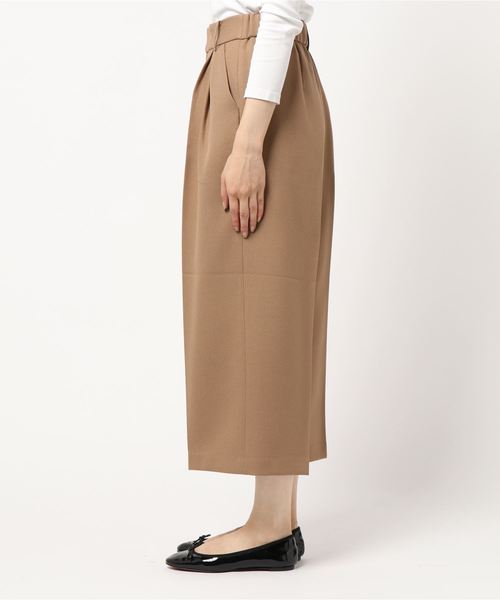 La TOTALITE(ラトータリテ)の「ワイドクロップドパンツ【手洗い可能】◆(その他パンツ・レディース・チャコールグレー/ベージュ・36/38)」の9枚目の写真