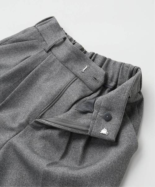 La TOTALITE(ラトータリテ)の「ワイドクロップドパンツ【手洗い可能】◆(その他パンツ・レディース・チャコールグレー/ベージュ・36/38)」の12枚目の写真
