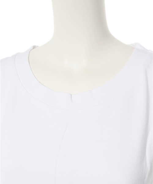 i（アイ）の「△プリントタンク（キャミソール・レディース・ホワイト/ブラック・ﾌﾘ-）」の3枚目の写真