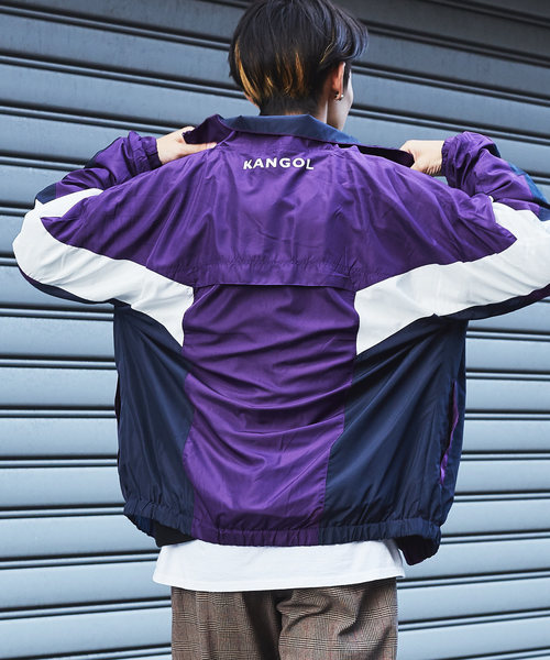 KANGOL（カンゴール）の「KANGOL 切替ナイロンビッグジャケット 