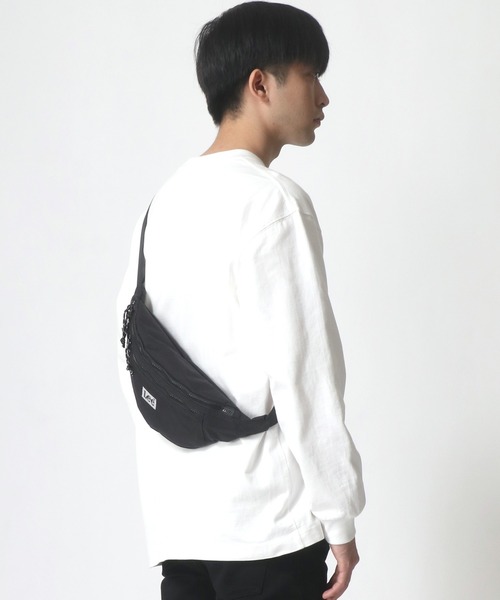 Lee(リー)の「Lee/リー 撥水 ボックスロゴ 刺繍 ウエストバッグ/ウエストポーチ(ボディバッグ/ウエストポーチ・メンズ・ブラック/ネイビー/オリーブ・FREE)」の19枚目の写真