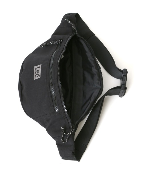 Lee(リー)の「Lee/リー 撥水 ボックスロゴ 刺繍 ウエストバッグ/ウエストポーチ(ボディバッグ/ウエストポーチ・メンズ・ブラック/ネイビー/オリーブ・FREE)」の10枚目の写真