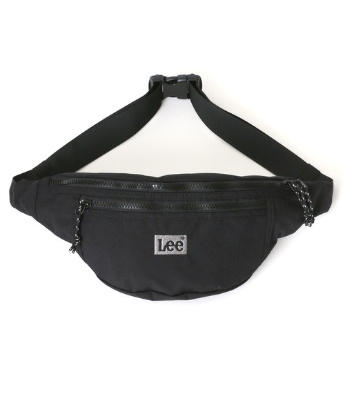 Lee(リー)の「Lee/リー 撥水 ボックスロゴ 刺繍 ウエストバッグ/ウエストポーチ(ボディバッグ/ウエストポーチ・メンズ・ブラック/ネイビー/オリーブ・FREE)」の5枚目の写真