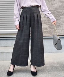 Coo+i（クーイ）の「タック入りワイドパンツ（スラックス）」
