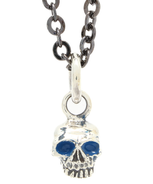 VIVIFY(ビビファイ)の「ネックレス/スカル/ビーン/チェーン(ネックレス・メンズ・ホワイト/ブラック/ブラウン/ブルー/パープル/イエロー/レッド・FREE)」の4枚目の写真