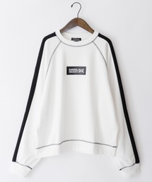 KANGOL カンゴール act'm 別注  アームライン オーバーサイズ スウェット ショート丈